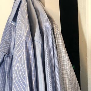 4 Hall & Madden Luxury Dress Shirts - Size A3 (~M)